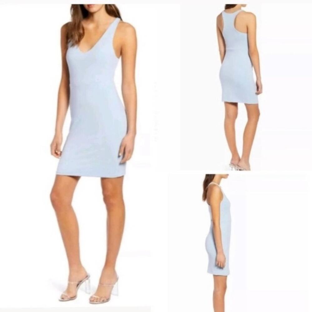 NWOT Leith Dusty Blue RacerBack Tank Dress Sz Small